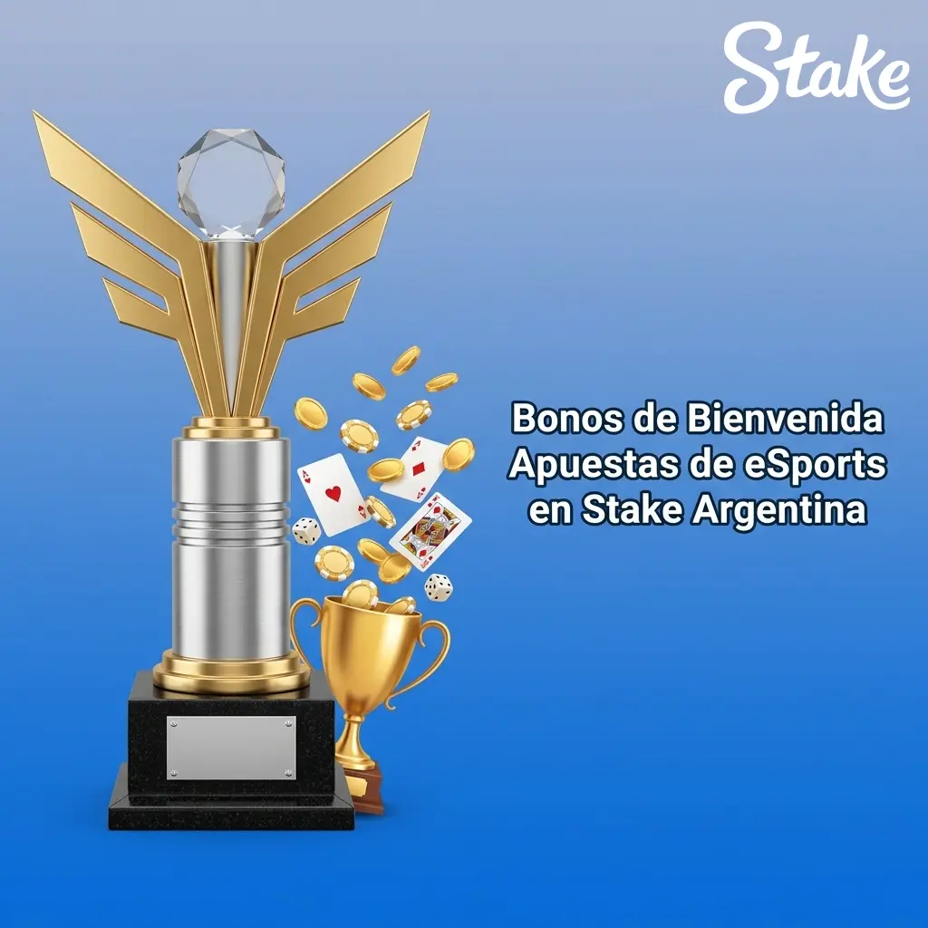 Promociones y bonos de bienvenida para apuestas de eSports en Stake Argentina con premios de hasta 150.000 USD