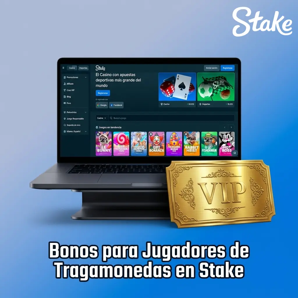 Bonos y promociones para jugadores de tragamonedas en Stake, incluyendo bienvenida y recompensas semanales