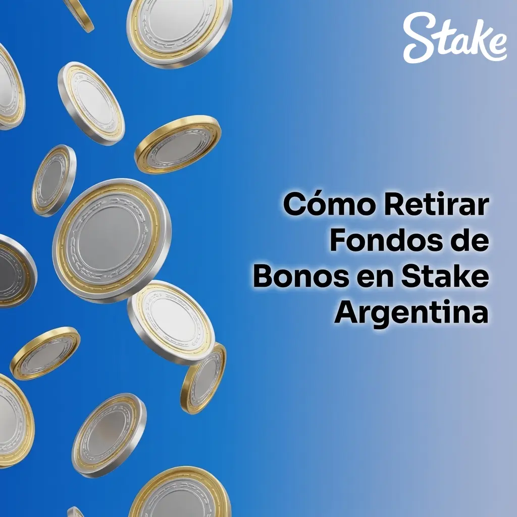 Guía para retirar fondos de bonos en Stake Argentina con criptomonedas paso a paso