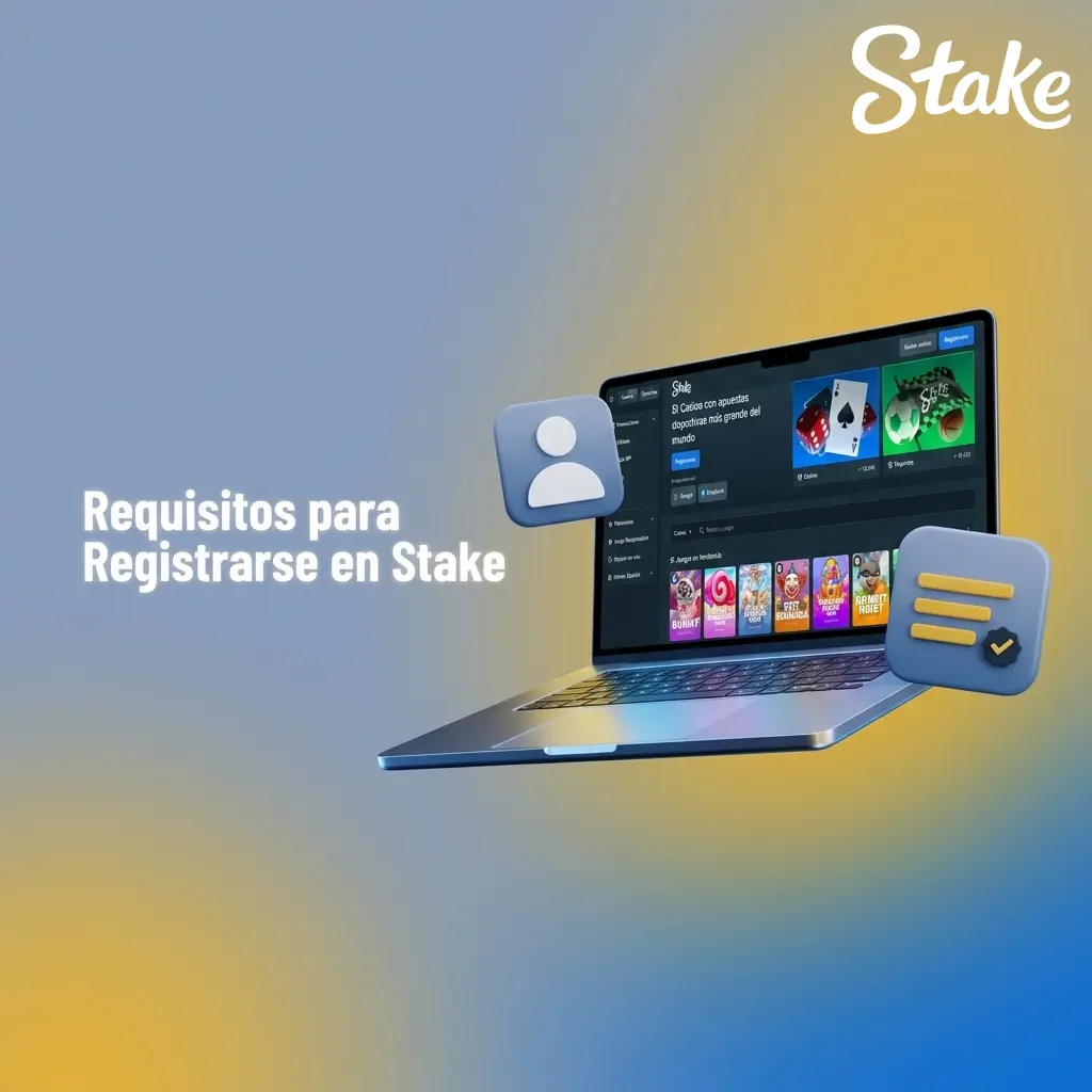 Requisitos para registrarse en Stake: edad mínima, datos verídicos y verificación de identidad en Argentina.