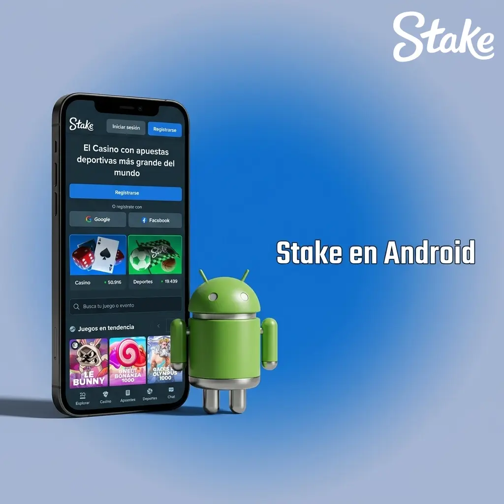 Guía para instalar la PWA de Stake en dispositivos Android con Chrome, acceso directo en pantalla de inicio