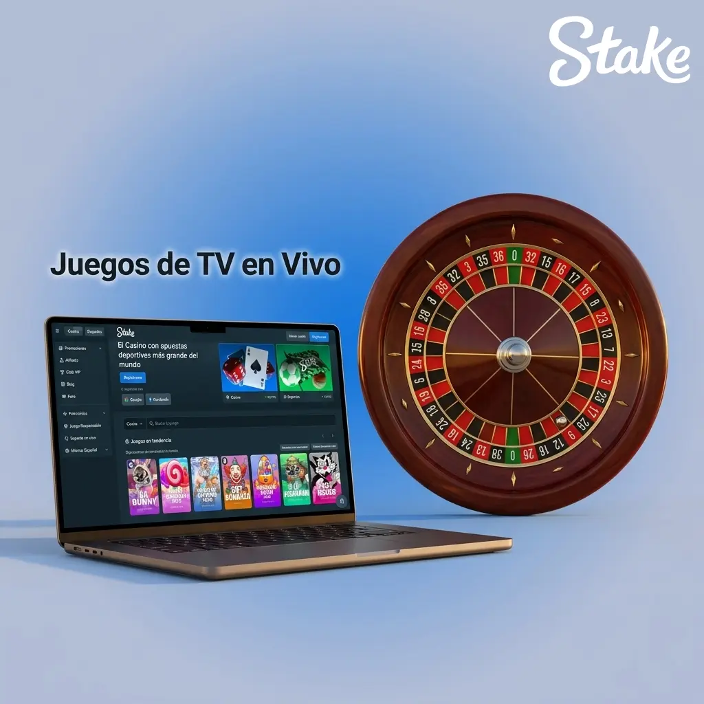 Juegos de TV en vivo en Stake: Crazy Time, Monopoly Live, Mega Ball y más títulos de Evolution Gaming