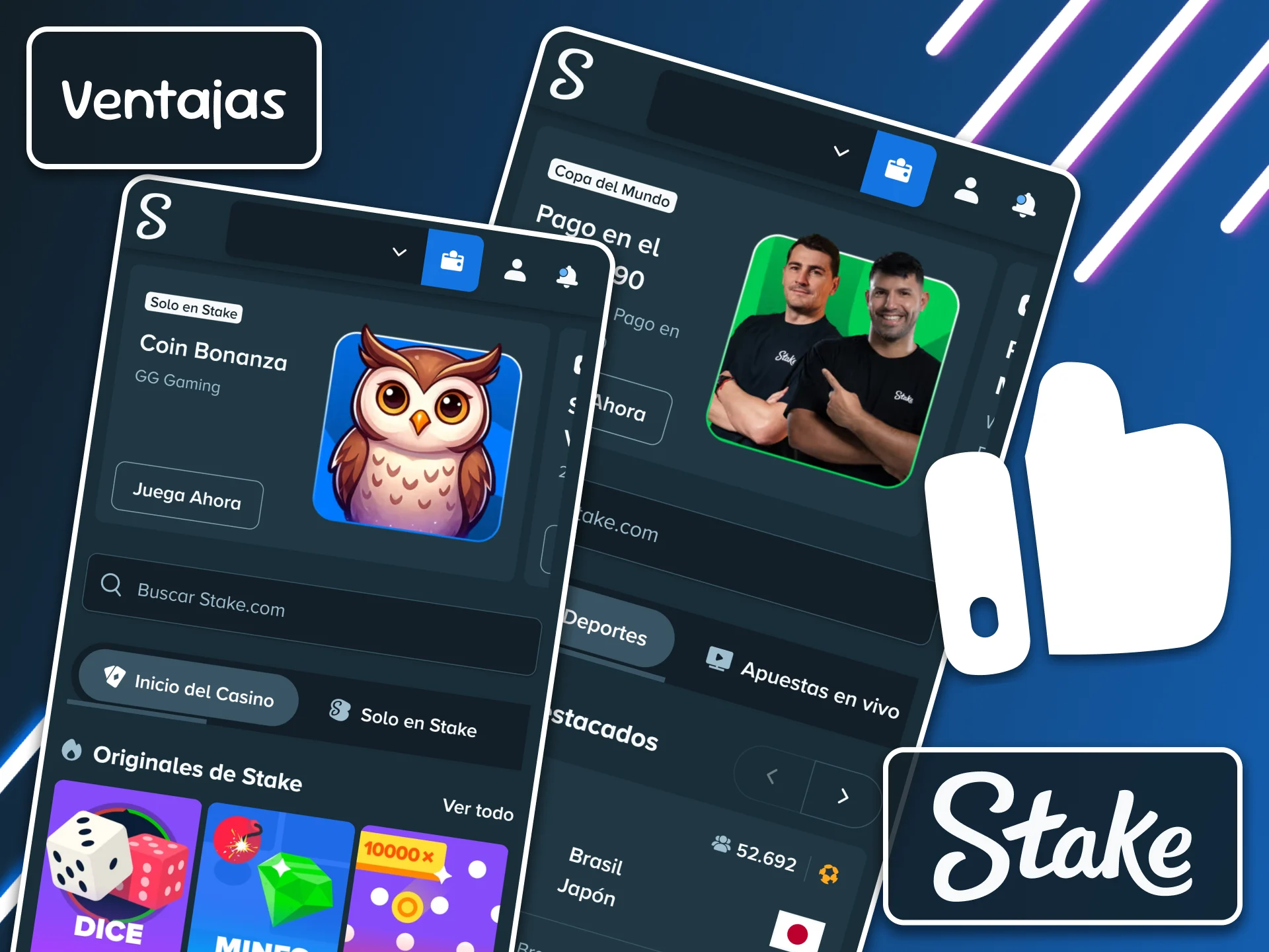 Descubre las ventajas de la aplicación Stake.