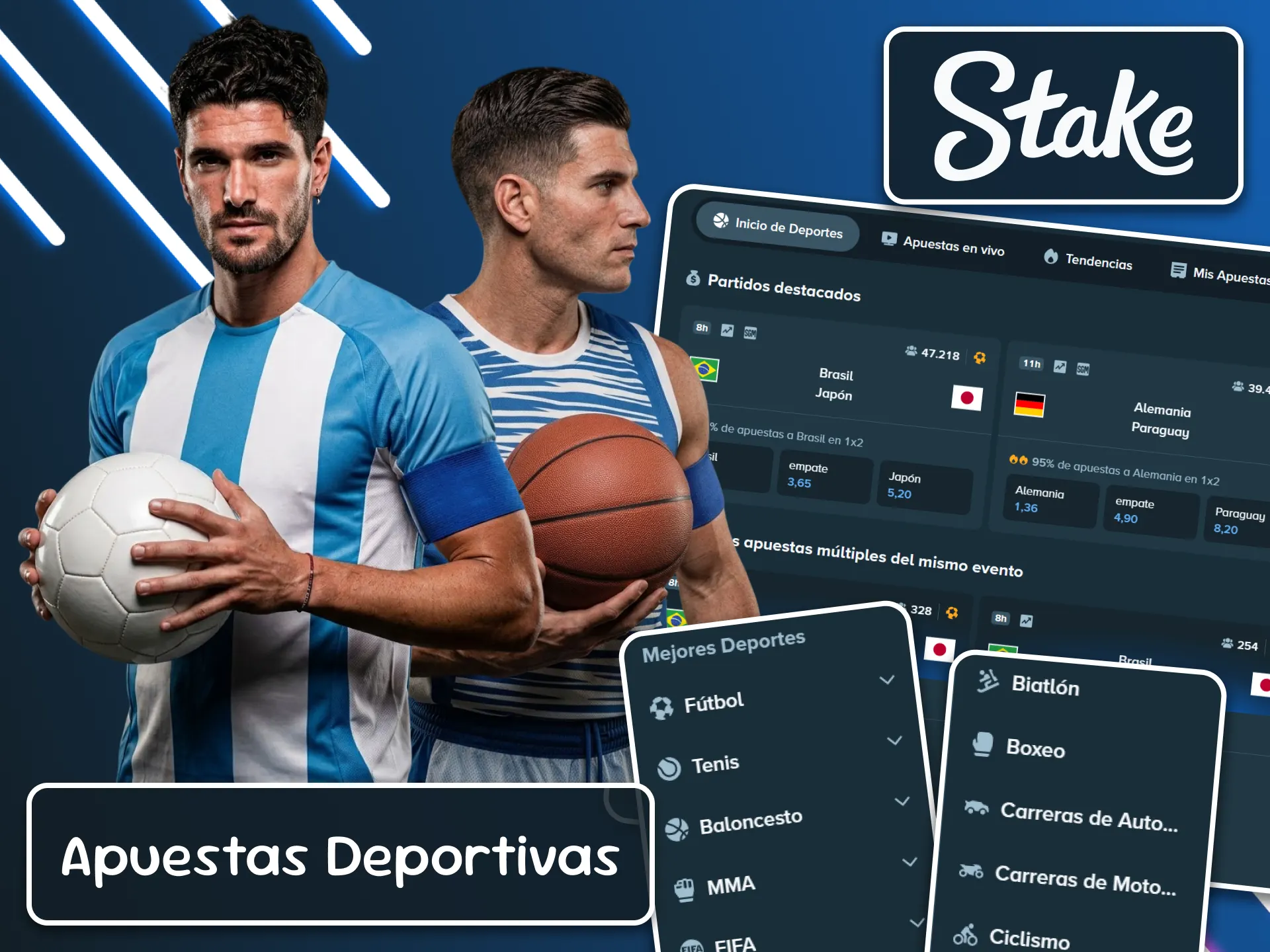 Encuentra las cuotas más competitivas del mercado realizando apuestas deportivas en la casa de apuestas de Stake.